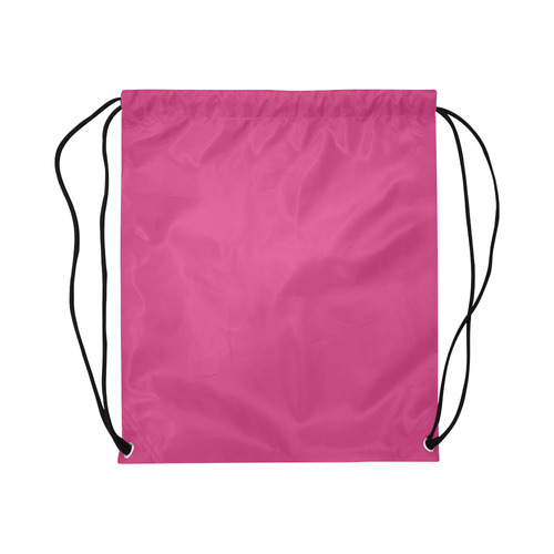 Pink Yarrow Large Drawstring Bag Model 1604 (Twin Sides)  16.5"(W) * 19.3"(H)