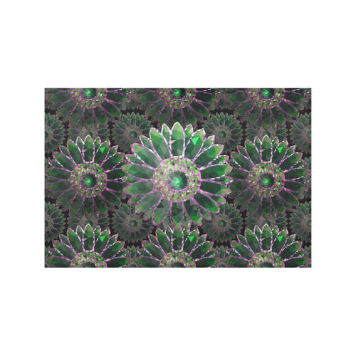 Mosaic Flower Pattern Placemat 12’’ x 18’’ (Set of 4)