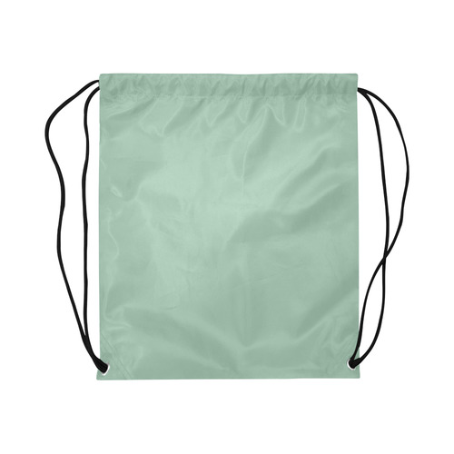 Grayed Jade Large Drawstring Bag Model 1604 (Twin Sides)  16.5"(W) * 19.3"(H)