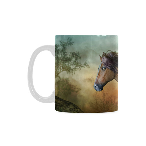 Wonderful running horse White Mug(11OZ)