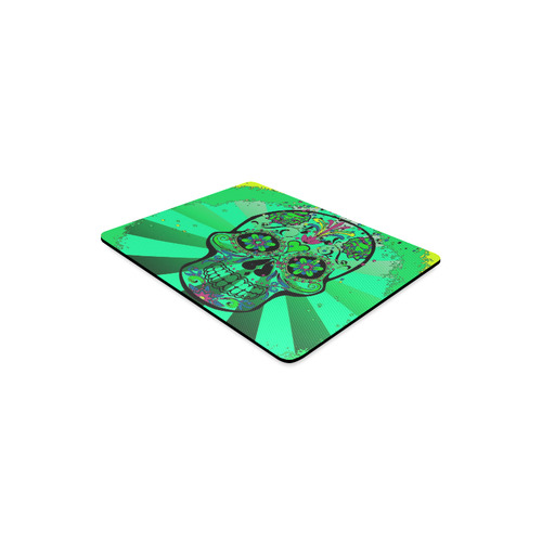 psychedelic Pop Skull 317C by JamColors Rectangle Mousepad