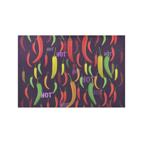 Hot Peperoni, chilli Placemat 12’’ x 18’’ (Set of 4)