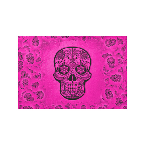 Skull20170265_by_JAMColors Placemat 12’’ x 18’’ (Set of 2)