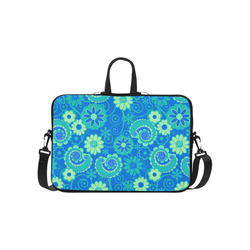 Pink Flowers Laptop Handbags 15" | ID: D634682