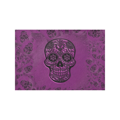 Skull20170229_by_JAMColors Placemat 12’’ x 18’’ (Set of 6)