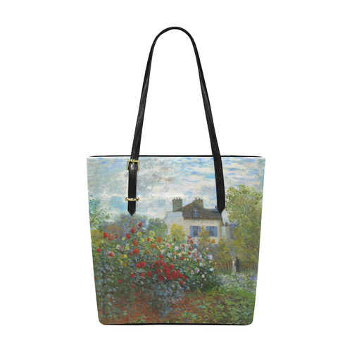 Claude Monet Artist's Garden Argenteuil Euramerican Tote Bag/Small (Model 1655)