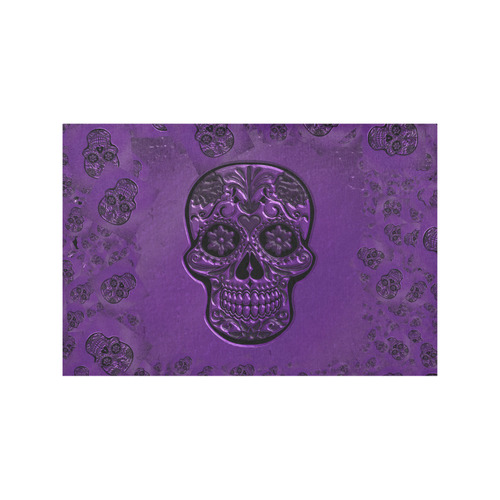 Skull20170228_by_JAMColors Placemat 12’’ x 18’’ (Set of 2)