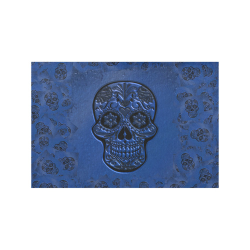 Skull20170226_by_JAMColors Placemat 12’’ x 18’’ (Four Pieces)