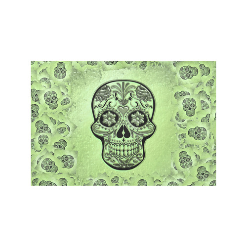 Skull20170235_by_JAMColors Placemat 12’’ x 18’’ (Set of 4)