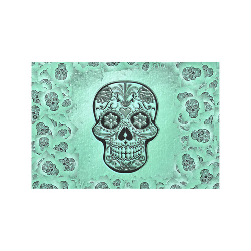Skull20170237_by_JAMColors Placemat 12''x18''