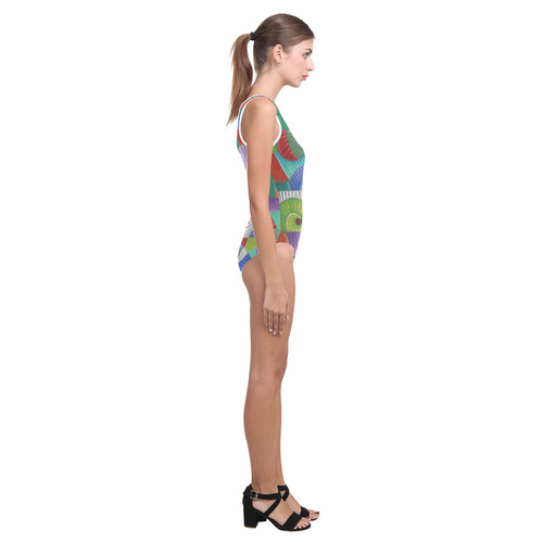Nauticus Fibonacchi Vest One Piece Swimsuit (Model S04)