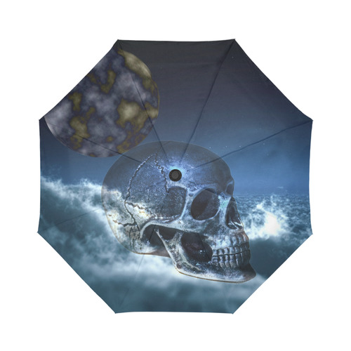 Skull and Moon Auto-Foldable Umbrella (Model U04)