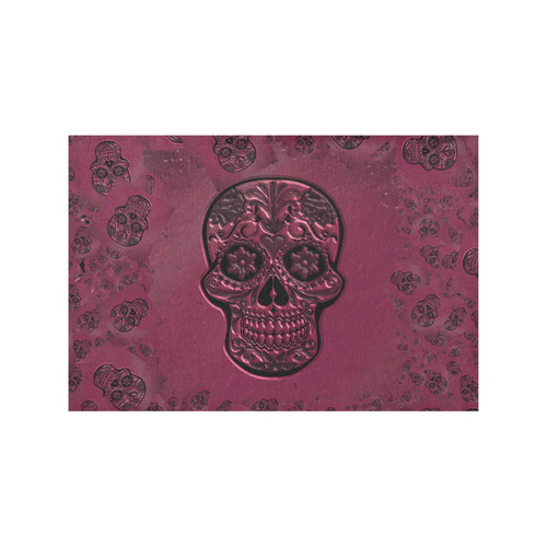 Skull20170230_by_JAMColors Placemat 12’’ x 18’’ (Set of 6)