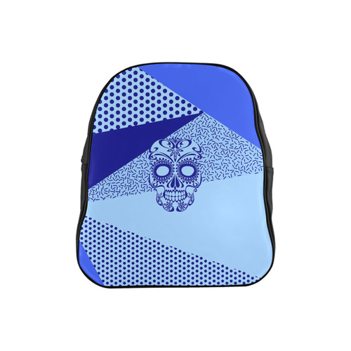 Pop Art Skull 03C by JamColors School Backpack (Model 1601)(Small)