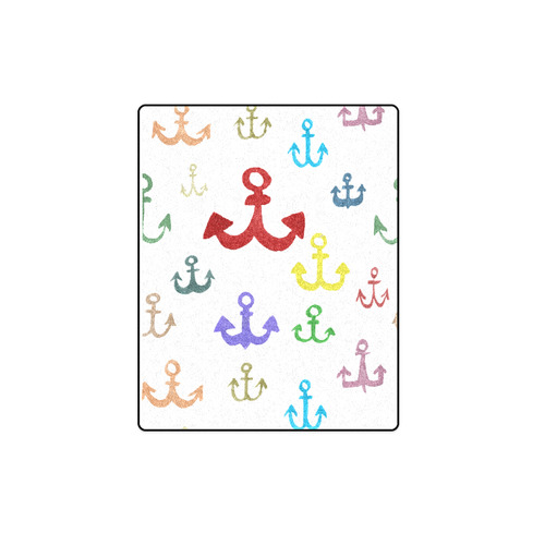 children nautical doodles Blanket 40"x50"