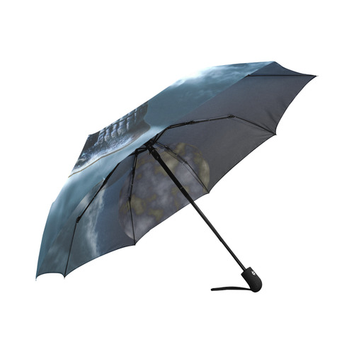 Skull and Moon Auto-Foldable Umbrella (Model U04)