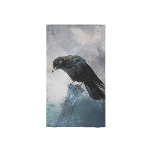 A beautiful painted black crow Custom Towel 16"x28"
