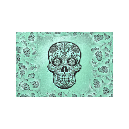 Skull20170237_by_JAMColors Placemat 12’’ x 18’’ (Set of 6)