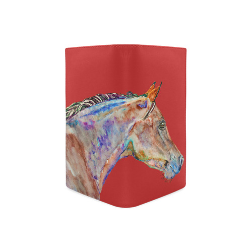 Arabian dream - red women's arabian horse wallet Women's Leather Wallet (Model 1611)