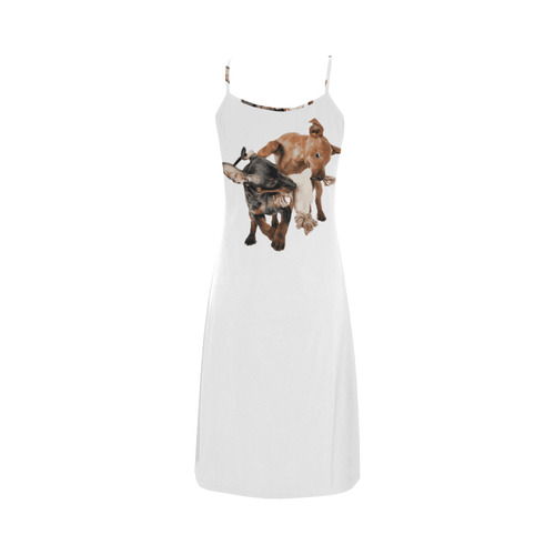 Two Playing Dogs Alcestis Slip Dress (Model D05)