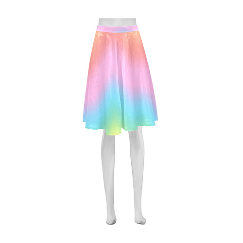 Colorful PopArt Athena Women's Short Skirt (Model D15)