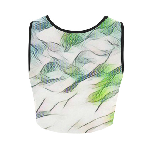 Springtime Colors Women's Crop Top (Model T42)