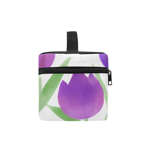 Purple Tulips. Inspired by the Magic Island of Gotland. Lunch Bag/Large (Model 1658)