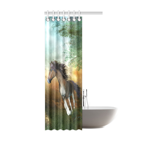 Wonderful running horse Shower Curtain 36"x72"