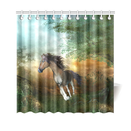 Wonderful running horse Shower Curtain 69"x70"