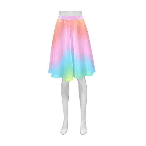 Colorful PopArt Athena Women's Short Skirt (Model D15)