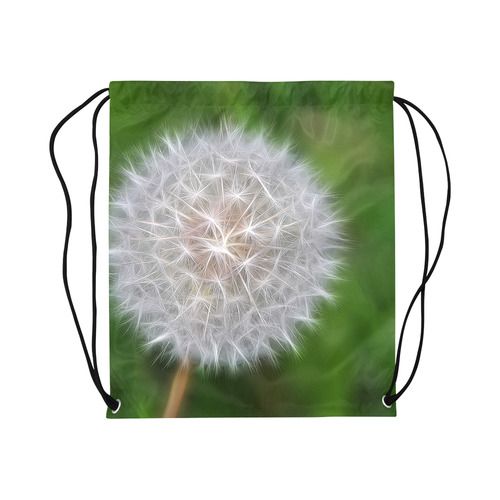 Dandelion Tangle FX Large Drawstring Bag Model 1604 (Twin Sides)  16.5"(W) * 19.3"(H)