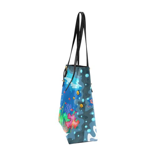 Coral Reef Fish Underwater World Euramerican Tote Bag/Small (Model 1655)