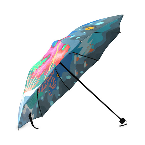 Sea World  Coral Reel Fish Underwater Foldable Umbrella (Model U01)