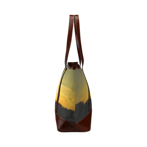 Golden sunset Tote Handbag (Model 1642)