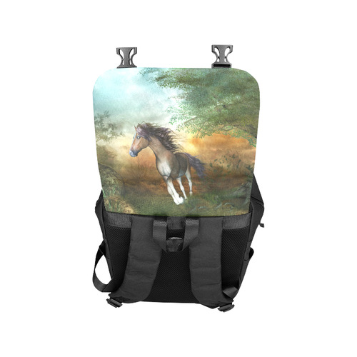 Wonderful running horse Casual Shoulders Backpack (Model 1623)