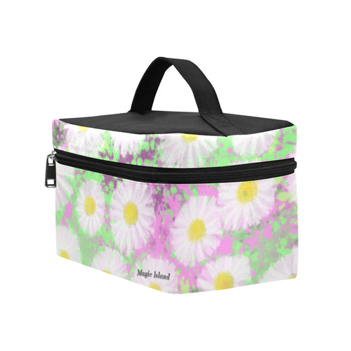 Daisies. Inspired by the Magic Island of Gotland. Cosmetic Bag/Large (Model 1658)