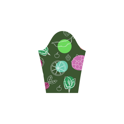 Colorful Vegetable Veggie Nature Landscape 3/4 Sleeve Sundress (D23)