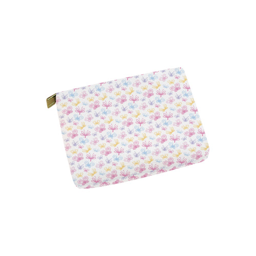Pretty Colorful Butterflies Carry-All Pouch 6''x5''