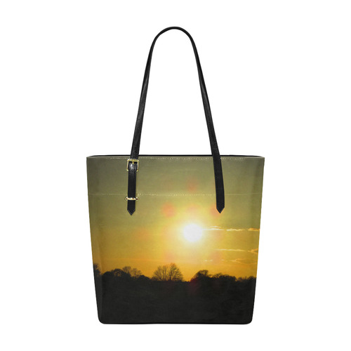Golden sunset Euramerican Tote Bag/Small (Model 1655)