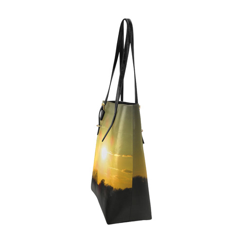 Golden sunset Euramerican Tote Bag/Small (Model 1655)