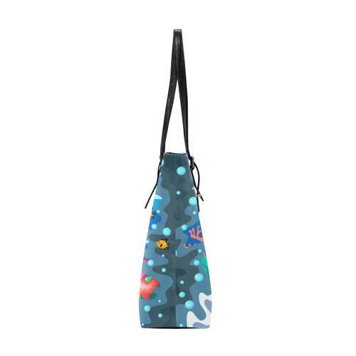 Coral Reef Fish Underwater World Euramerican Tote Bag/Small (Model 1655)