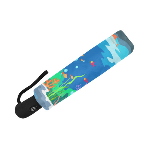 Sea World  Coral Reel Fish Underwater Auto-Foldable Umbrella (Model U04)