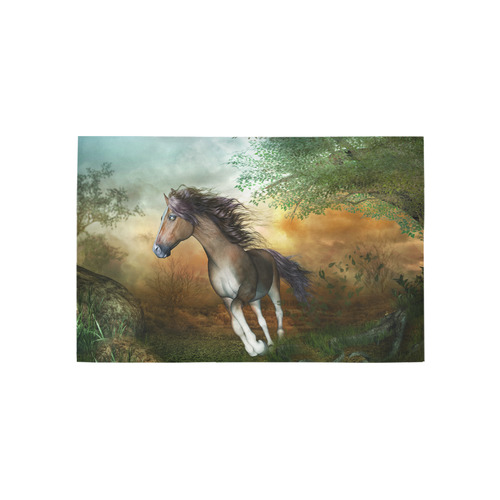 Wonderful running horse Area Rug 5'x3'3''