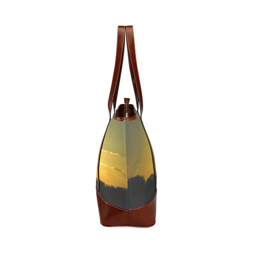 Golden sunset Tote Handbag (Model 1642)