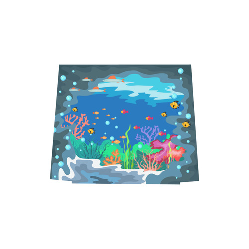 Coral Reef Fish Underwater World Euramerican Tote Bag/Small (Model 1655)