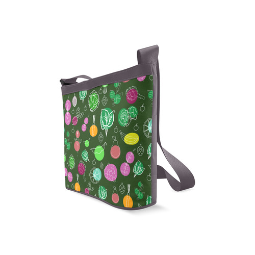 Colorful Vegetable Veggie Nature Pattern Crossbody Bags (Model 1613)