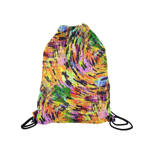 Chaos Puzzle by Popart Lover Medium Drawstring Bag Model 1604 (Twin Sides) 13.8"(W) * 18.1"(H)