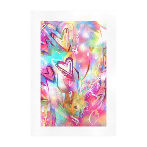 Bursting Hearts Art Print 19‘’x28‘’