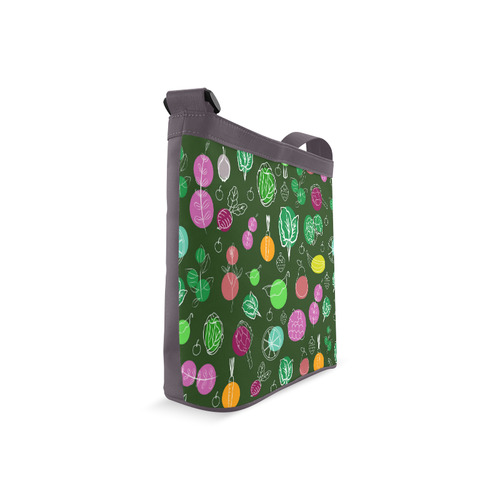 Colorful Vegetable Veggie Nature Pattern Crossbody Bags (Model 1613)