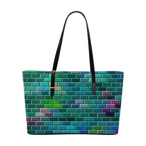 Modern Bricks E by JamColors Euramerican Tote Bag/Large (Model 1656)